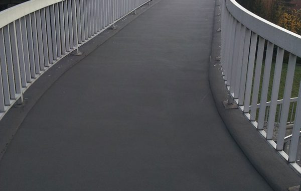 Brückensanierung über Bahntrasse nach Sanierung